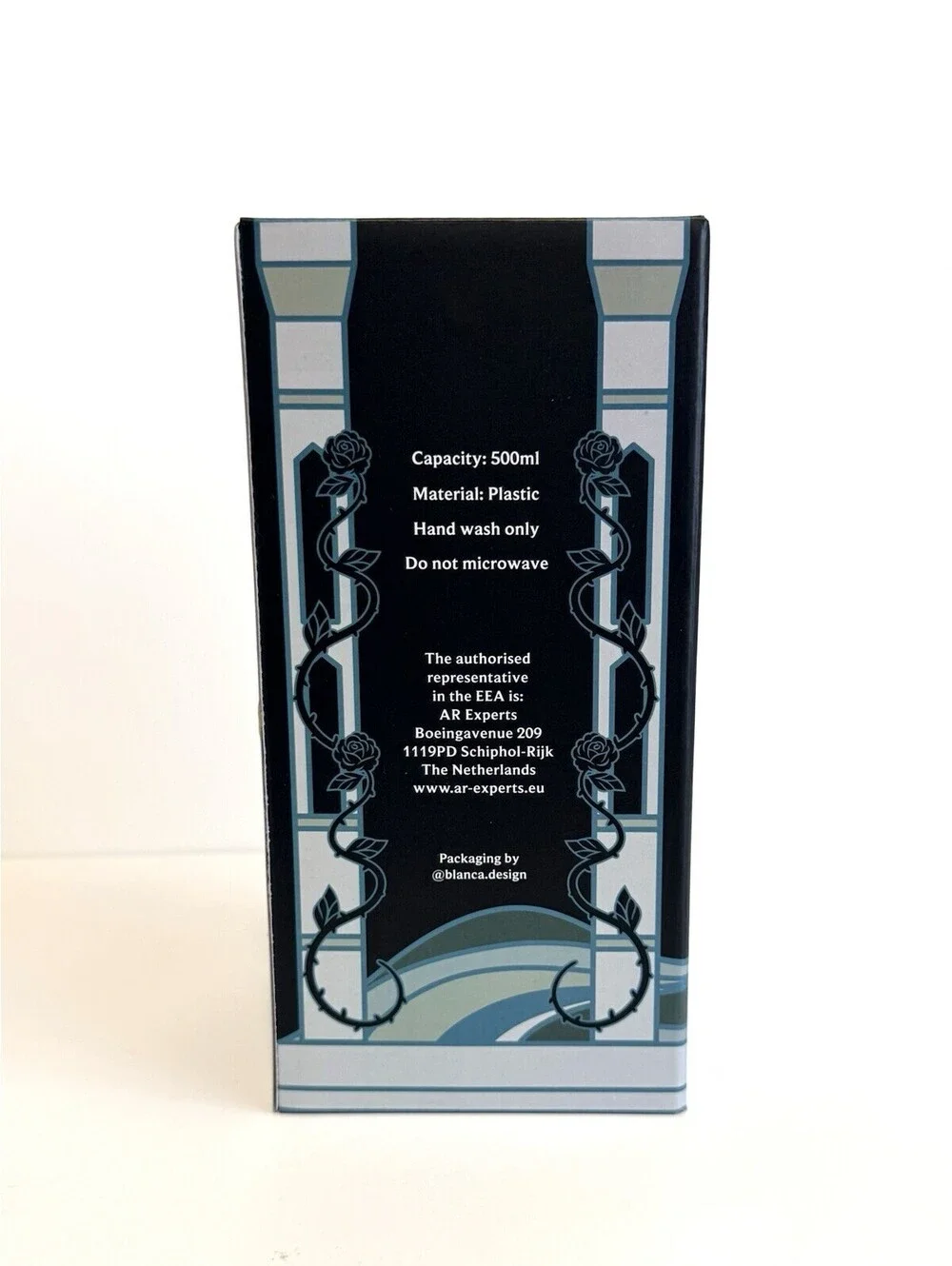 Seven Deadly Thorns 500ml Tumbler w/ Straw New In Box Fantasy Cup Gothic